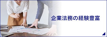 企業法務の経験豊富